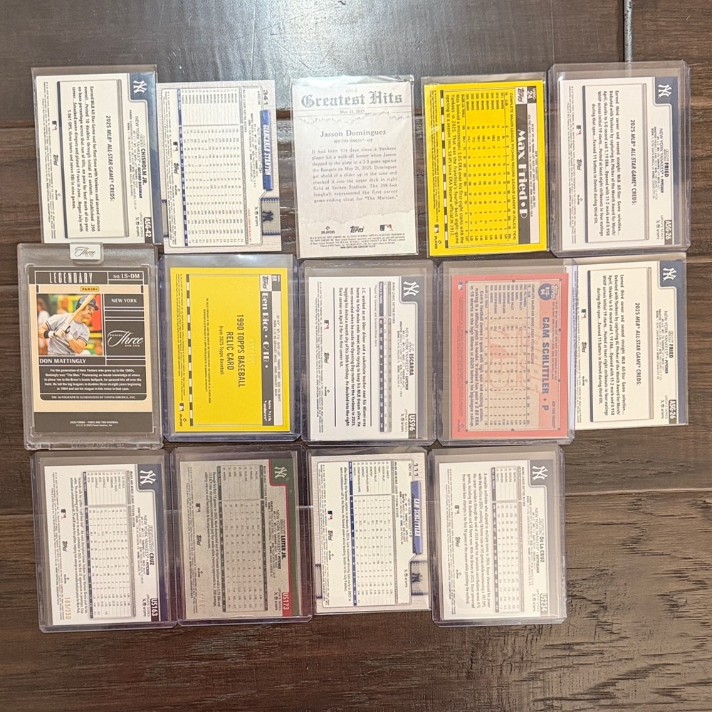 Don Mattingly Auto to 32 w Yankee Lot Baseball Sportscards Trading Panini 
Topps - Picture 2 of 15